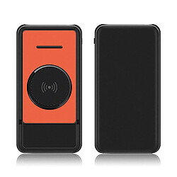 Chrono Chargeur sans fil Qi 10000mah, batterie externe haute capacité pour banque d'alimentation sans fil, compatible avec les appareils Samsung S10 / S10 + / S9 et Plus,(Orange)