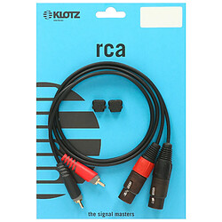 Avis Bretelle 2x XLR femelles / 2x RCA mâles, 6m Klotz