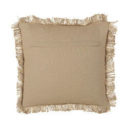 Acheter Beliani Lot de 2 coussins CIRSIUM Jute 45 x 45 cm À rayure Beige