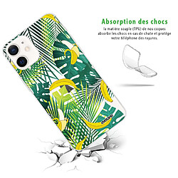 Avis Coque iPhone 12 mini souple transparente Bananier Motif Ecriture Tendance Evetane