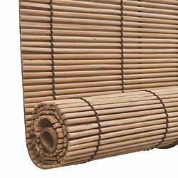 Avis vidaXL Store roulant Bambou Marron 80x160 cm