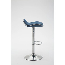 Avis Non Tabouret de bar Shanghai tissu chrome