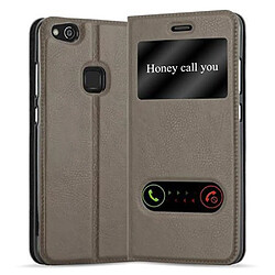 Cadorabo Coque Huawei P10 LITE Etui en Marron