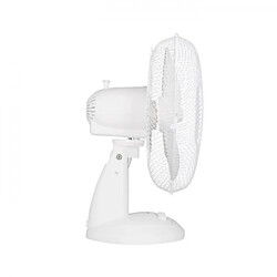 Avis Ventilateur de table OCEANIC - 40W - Diametre 30 cm - 3 vitesses - Oscillant - Blanc