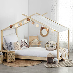 Atmosphera, Createur D'Interieur Lit tente Ilan pour enfant - Bois de Pin