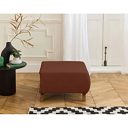 Bestmobilier Cristal - pouf modulable - 65 cm - en velours côtelé