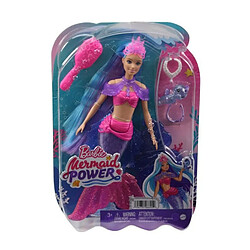 Mattel Barbie Poupée sirène Mermaid Power pas cher