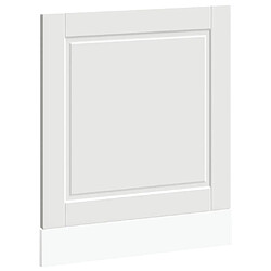 vidaXL Panneau de lave-vaisselle Porto blanc 60x1,5x67 cm