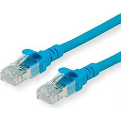 Fox Pathé Europa ROLINE - Patch-Kabel - RJ-45 (M) bis RJ-45 (M) - 1 m - UTP - CAT 6a - halogenfrei, geformt, verseilt - Blau (21.15.2741)