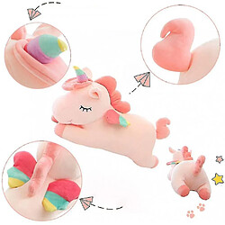 Universal Peluche animal peluche licorne, 15,8 pouces mignon enfant douce poupée (rose)