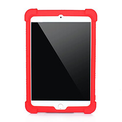 Coque en silicone Souple avec béquille rouge pour votre Apple iPad Mini 4/5