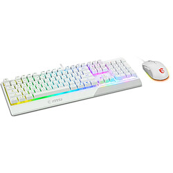 Avis MSI VIGOR GK30 COMBO WHITE US keyboard