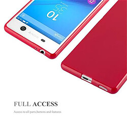 Acheter Cadorabo Coque Sony Xperia M5 Etui en Rouge