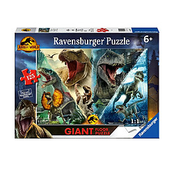 Ravensburger Puzzle de Sol Géant 125pcs Monde Jurassique La Domination Multicolore pas cher