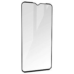 Avizar Verre Trempé pour Motorola Moto E22 et E22i Dureté 9H Protection Totale noir