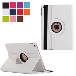 Xeptio Housse nouvel Apple iPad 9.7 2017 / iPad 9,7 2018 rotative - Etui coque blanc