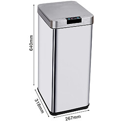 Poubelle automatique 50l inox - bat-d750 - KITCHEN MOVE