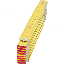 KS TOOLS 300.0060 Mètre pliant jaune en bois L.2m