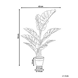 Avis Beliani Plante artificielle MONSTERA PLANT Vert