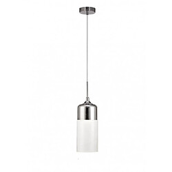 Luminaire Center Suspension design Mia Chrome poli 1 ampoule 47cm