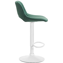 Acheter Non Tabouret de bar Camden velours blanc