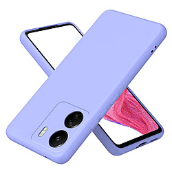 Htdmobiles Coque pour Xiaomi Redmi 13C / Poco C65 / Poco M6 5G - housse etui silicone gel fine + verre trempe - MAUVE