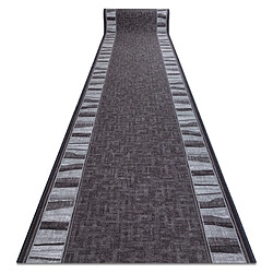 RUGSX TAPIS DE COULOIR antidérapant LINEA gris 100cm 100x400 cm