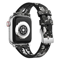 Avis Wewoo Bracelet en cuir forme de goutte d'eau pour montre-bracelet Apple Watch séries 43 et 2 et 1 et 42 mm noir et gris