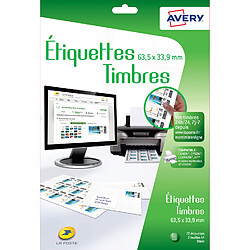 Avery Etiquettes pour timbres à imprimer - J8159-3