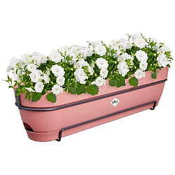 Avis ELHO Planteur Rectangle VIBIA - Plastique - Réservoir - Ø70 - Rose Poussiere