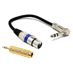 Avis Câble audio XLR femelle à 3 broches