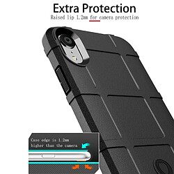 Wewoo Coque TPU antichoc à couverture totale pour iPhone XR (Noir) pas cher