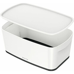 LEITZ Boîte de rangement MyBox, 5 litres, blanc/noir ()