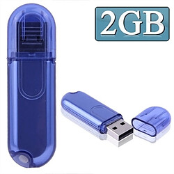 Wewoo Clé USB bleu Disque Flash USB 2 Go ACH-250223