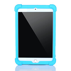 Coque en silicone Souple avec béquille bleu clair pour votre Apple iPad Mini 4/5