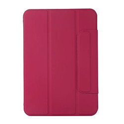 Etui en PU + TPU auto-absorbé avec support rouge vin pour votre iPad mini (2021)