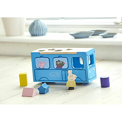 Peppa Pig Wooden School Bus Shap Sorter