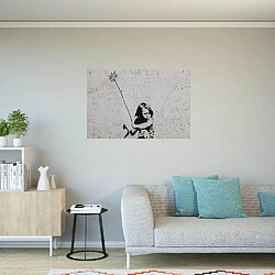 EPIKASA Impression sur Toile Banksy Virus