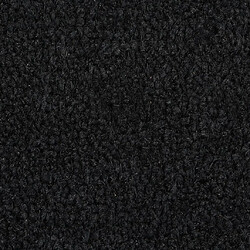 Acheter vidaXL Tapis de porte noir demi-rond 50x80 cm fibre de coco touffeté