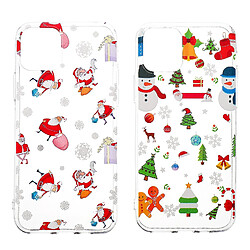 Universal Shell de téléphone de Noël Clear Cover Couverture compatible pour iPhone 11 / 11pro (02 + 04)