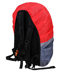 imperméable à la poussière couverture pluie voyage randonnée sac à dos camping sac à dos sac xl rouge