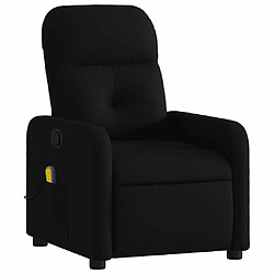 Avis Maison Chic Fauteuil Relax pour salon, Fauteuil de massage inclinable Noir Tissu -GKD53779