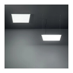 Ideal Lux Panel LED Led Aluminium blanc 1 ampoule 3cm