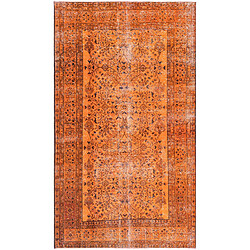 Vidal Tapis de laine 249x142 orange Ultra Vintage 