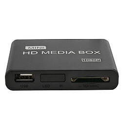 Acheter Mini HD 1080P Media Player BOX USB Media Box Avec HDMI AV MMC AVI MOV MP4 MKV