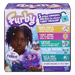 Hasbro Furby violet peluche interactive