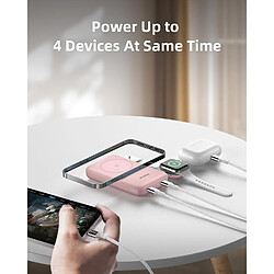 Acheter SANAG Powerduo 2-En-1 Powerbank À Induction Rapide Pour Iphone Et Montre 10000Mah, Charge Sans Fil, Design Compact Et Léger, Idéal Pour Les Voyages Et L'Utilisation Quotidienne, Haute Performance