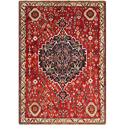 Vidal Tapis de laine 177x125 rouge Ghashghai