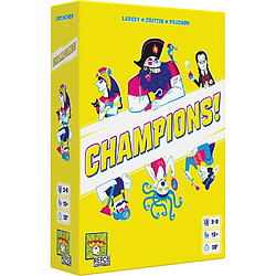 Asmodee Repos Production Champions! - Jeux de société - Jeux de Cartes - Jeu d'ambiance - Jeu Adulte et Enfant à partir de 12 Ans - 3 à 8 Joueurs - 30 Min - Version française