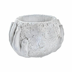 Cache-pot DKD Home Decor Gris Ciment (23 x 19 x 15 cm)